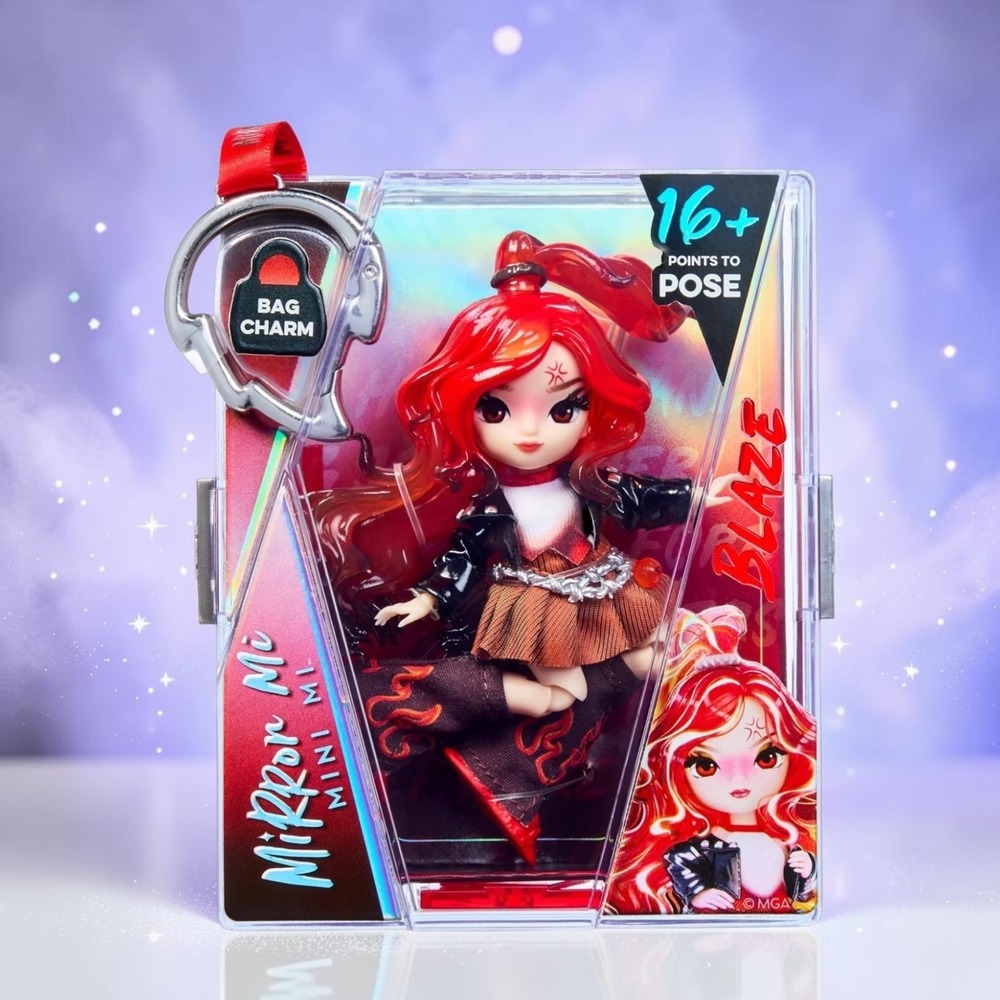 MGA Mirror Mi Mini Blaze Electric Series Collectible Doll Bag Charm New